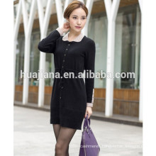 2015 spring lady's fashion cashmere knitting dress